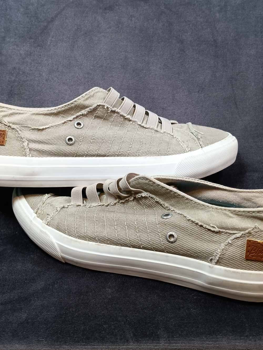 Blowfish Casual Slip-On Sneakers in Beige/Tan